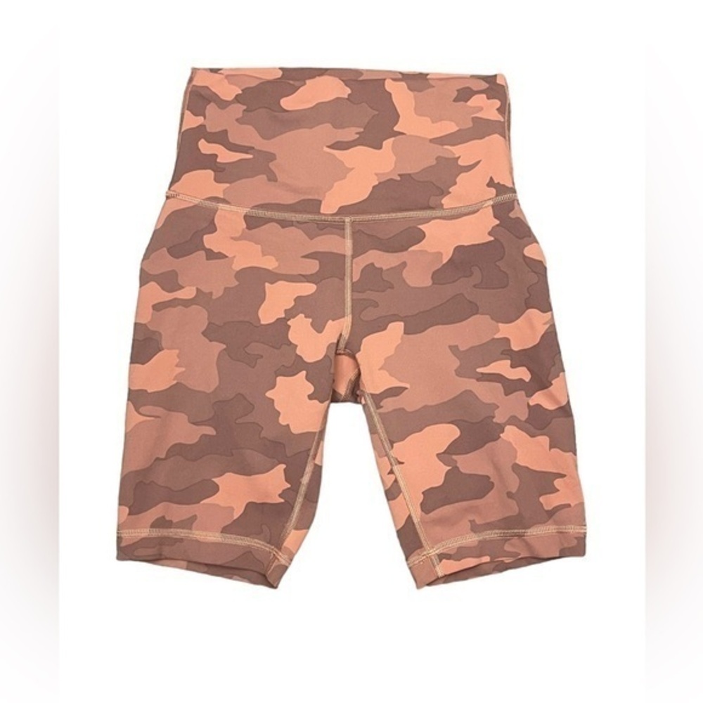 Lululemon Athletica Wunder Train High Rise Short Size 4 in Camo Brier Rose Multi - Picture 5 of 7
